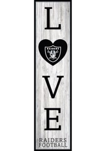 Las Vegas Raiders 24in Love Leaner Sign