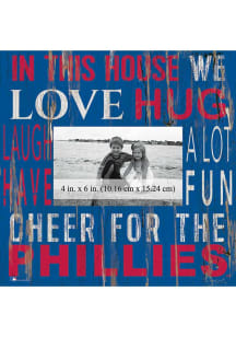 Philadelphia Phillies In This House 10x10 Picture Frame
