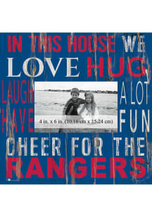 Texas Rangers In This House 10x10 Picture Frame