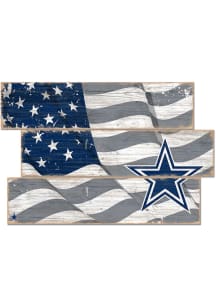 Dallas Cowboys 3 Plank Flag Sign