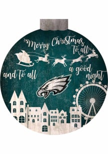 Philadelphia Eagles Christmas Village Sign