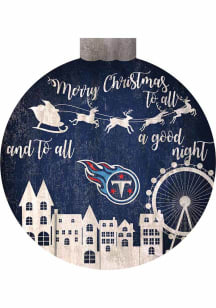 Tennessee Titans Christmas Village Sign