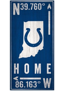 Indianapolis Colts Coordinate Sign