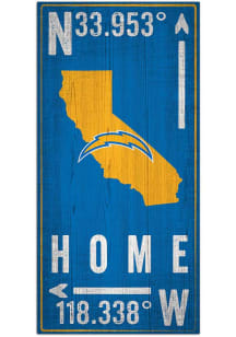 Los Angeles Chargers Coordinate Sign