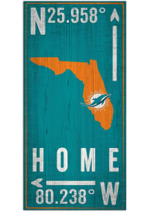 Miami Dolphins Coordinate Sign