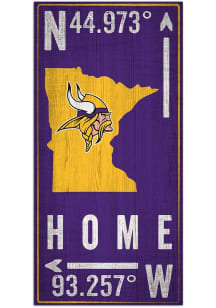 Minnesota Vikings Coordinate Sign