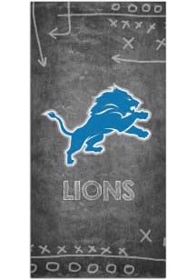 Detroit Lions Chalk Playbook Sign