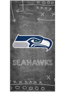 Seattle Seahawks Chalk Playbook Sign
