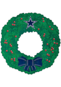 Dallas Cowboys Wreath 16in Sign