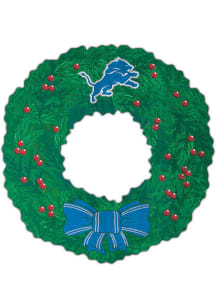 Detroit Lions Wreath 16in Sign