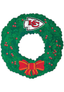 Kansas City Chiefs Wreath 16in Sign