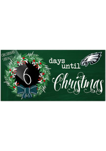 Philadelphia Eagles Chalk Christmas Countdown Sign
