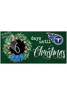 Tennessee Titans Chalk Christmas Countdown Sign