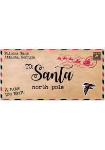 Atlanta Falcons To Santa 6x12 Sign