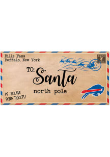 Buffalo Bills To Santa 6x12 Sign