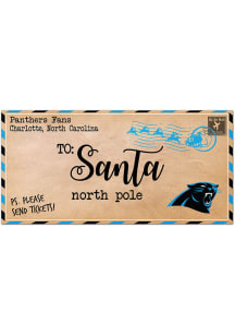 Carolina Panthers To Santa 6x12 Sign