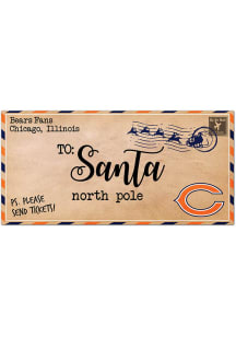 Chicago Bears To Santa 6x12 Sign