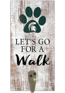 Michigan State Spartans 6x12 Leash Holder Sign