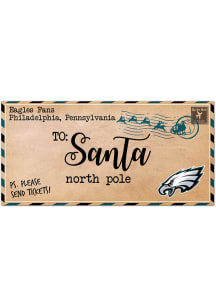 Philadelphia Eagles To Santa 6x12 Sign