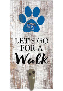 Middle Tennessee Blue Raiders 6x12 Leash Holder Sign