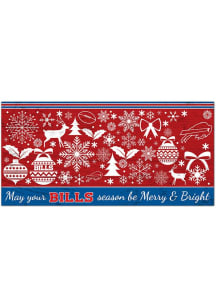 Buffalo Bills Merry and Bright Sign