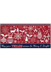 Houston Texans Merry and Bright Sign