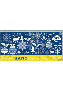 Los Angeles Rams Merry and Bright Sign