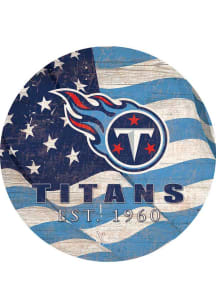 Tennessee Titans 24in Flag Circle Sign