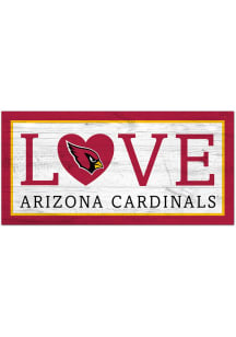 Arizona Cardinals Love 6x12 Sign
