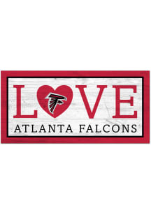 Atlanta Falcons Love 6x12 Sign