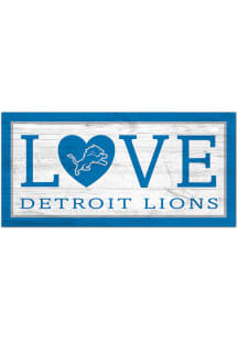 Detroit Lions Love 6x12 Sign