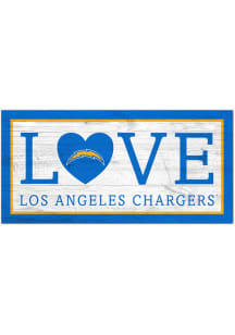 Los Angeles Chargers Love 6x12 Sign