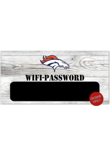 Denver Broncos Wifi Password 6x12 Sign