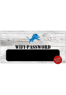 Detroit Lions Wifi Password 6x12 Sign