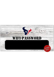 Houston Texans Wifi Password 6x12 Sign