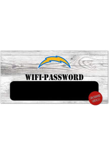 Los Angeles Chargers Wifi Password 6x12 Sign