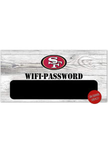San Francisco 49ers Wifi Password 6x12 Sign