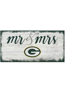 Green Bay Packers Script Mr and Mrs Sign