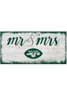 New York Jets Script Mr and Mrs Sign