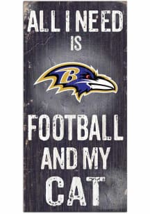 Baltimore Ravens Football and My Cat Sign