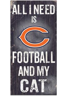 Chicago Bears Football and My Cat Sign