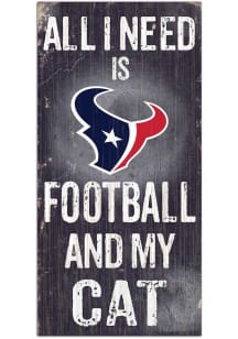 Houston Texans Football and My Cat Sign