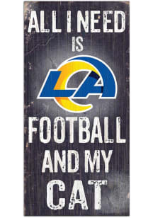 Los Angeles Rams Football and My Cat Sign