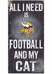 Minnesota Vikings Football and My Cat Sign