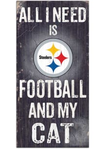 Pittsburgh Steelers Football and My Cat Sign