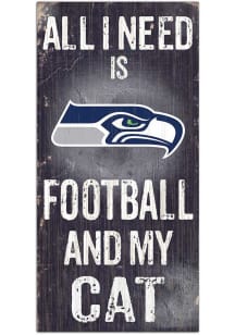 Seattle Seahawks Football and My Cat Sign