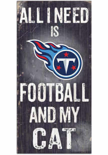 Tennessee Titans Football and My Cat Sign