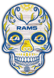Los Angeles Rams 12in Sugar Skull Sign