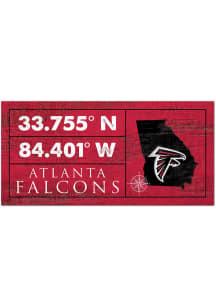 Atlanta Falcons Horizontal Coordinate Sign