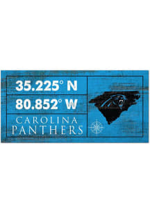 Carolina Panthers Horizontal Coordinate Sign